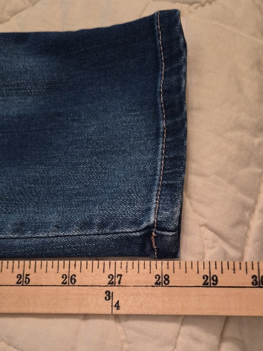 WHBM- The Girlfriend -Floral Embroidered Jeans- Size 6 - Picture 6 of 12
